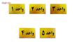 تابلو نشانگر طرح شماره واحد مدل STH55 مجموعه 5 عددی