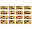 تابلو هشدار طرح شماره کنتور مدل M-2 مجموعه 16 عددی