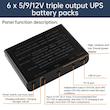 مینی یو پی اس مودم کارتخوان دوربین مدل Mini UPS 5-9-12 ظرفیت 55 ولت آمپر