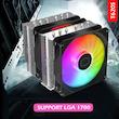 خنک کننده پردازنده کولر مستر مدل T620s ARGB LGA1700