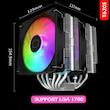 خنک کننده پردازنده کولر مستر مدل T620s ARGB LGA1700