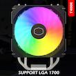خنک کننده پردازنده کولر مستر مدل T400k ARGB LGA1700