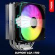 خنک کننده پردازنده کولر مستر مدل T400k ARGB LGA1700
