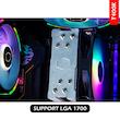خنک کننده پردازنده کولر مستر مدل T400k ARGB LGA1700
