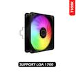 خنک کننده پردازنده کولر مستر مدل T400k ARGB LGA1700