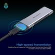 قاب هارد دیسک لنشن مدل SSD M.2 NVMe کد C9Elite-GRY
