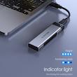 قاب هارد دیسک لنشن مدل SSD M.2 NVMe کد C9Elite-GRY