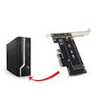 کارت تبدیل M2 SSD NVME به PCI-E 3.0 X4 مدل EM2-5001