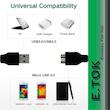 کابل هارد USB3.0 ایتوک مدل Nimble طول 0.3 متر
