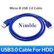 کابل هارد USB3.0 ایتوک مدل Nimble طول 0.3 متر