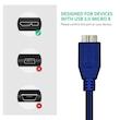 کابل هارد USB3.0 ایتوک مدل Nimble طول 0.3 متر