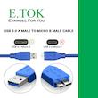کابل هارد USB3.0 ایتوک مدل Nimble طول 0.3 متر