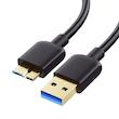 کابل هارد USB 3.0 کی نت پلاس مدل KP-CUAMHDD06 طول 0.5 متر