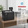 پرینتر لیزری تک‌کاره تک‌رنگ سایز A4 اچ‌پی مدل LaserJet Pro 400 M401dn با قابلیت چاپ دورو خودکار و چاپ مستقیم از حافظه فلش USB، سرعت چاپ 33 برگ در دقیقه و اتصال شبکه LAN