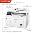 پرینتر اچ پی تک رنگ چهار کاره‌ با چاپ لیزری مدل LaserJet Pro MFP M227fdw، سایز چاپ A4، امکان چاپ دو رو، قابلیت‌ اتصال به WiFi
