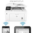 پرینتر اچ پی تک رنگ چهار کاره‌ با چاپ لیزری مدل LaserJet Pro MFP M227fdw، سایز چاپ A4، امکان چاپ دو رو، قابلیت‌ اتصال به WiFi
