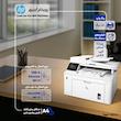 پرینتر اچ پی تک رنگ چهار کاره‌ با چاپ لیزری مدل LaserJet Pro MFP M227fdw، سایز چاپ A4، امکان چاپ دو رو، قابلیت‌ اتصال به WiFi