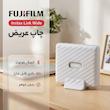 پرینتر عکس بدون جوهر فوجی فیلم مدل Instax Link Wide با چاپ عریض، اتصال بلوتوث و باتری قابل شارژ، به همراه فیلم چاپ سریع Instax Wide