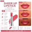 رژ لب جامد براق فلورمار مدل SHEER UP رنگ صورتی شماره 21