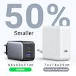 شارژر دیواری 65 وات با دو پورت USB-C و یک پورت USB-A یوگرین مدل X553 کد 35042