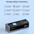 پاوربانک بیسوس مدل EnterGeek GP12 145w ظرفیت 20800 میلی آمپر ساعت