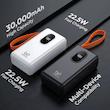 پاوربانک 22.5 وات یوشیتا مدل YP-040 ظرفیت 30000 میلی‌آمپرساعت به همراه کابل USB-A به USB-C 