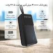 پاوربانک 22.5 وات مدل 40000mah ظرفیت 40000 میلی آمپر ساعت