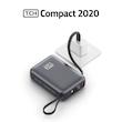 پاوربانک 22.5 وات تی سی اچ مدل Compact 2020 ظرفیت 20000 میلی‌آمپرساعت به همراه 2 عدد کابل USB-C / لایتنینگ