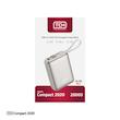 پاوربانک 22.5 وات تی سی اچ مدل Compact 2020 ظرفیت 20000 میلی‌آمپرساعت به همراه 2 عدد کابل USB-C / لایتنینگ