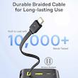 پاوربانک 22 وات بیسوس مدل EnerFill FC51 Bipow 2 Pro ظرفیت 30000 میلی‌آمپرساعت به همراه کابل متصل USB-C