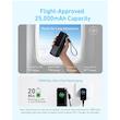 پاوربانک 100 وات انکر مدل A1695 ظرفیت 25000 میلی آمپر ساعت به همراه دو کابل USB-C