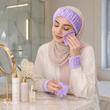 هدبند آرایشی توروک مدل H1 به همراه  مچ بند و پد پاک‌کننده آرایش بسته 5 عددی