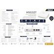 روتر و اکسس پوینت بی‌سیم آی‌پی‌نت مدل HSG327