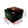 باتری UPS با ولتاژ 12 ولت و شدت جریان 28 آمپرساعت کازوکی مدل HP12-28GEL