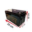 باتری UPS با ولتاژ 12 ولت و شدت جریان 65 آمپرساعت کازوکی مدل HP12-65GEL
