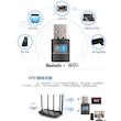 کارت شبکه بی سیم و بلوتوث مدل UW03BT 2 IN 1 