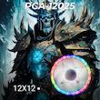 فن کیس لاوینگ کول مدل Cristal fan RGB PCA-12025
