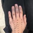 نگین صورت مدل چسبی بسته 165 عددی