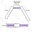 بند ساعت رینیکا مدل Band9 active مناسب برای ساعت هوشمند شیائومی Smart Band 9 Active
