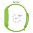 بند ساعت رینیکا مدل Band9 active مناسب برای ساعت هوشمند شیائومی Smart Band 9 Active