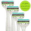 خود تراش سوپرنیکس مدل 5 blade بسته 4 عددی
