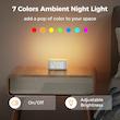 ساعت رومیزی دیجیتال آنلاک مدل CR1-RGB موزیکال رادیو ساعت زنگ‌دار