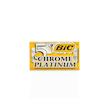 تیغ یدک بیک مدل Platinum Chromium Double Edge مجموعه 3 عددی