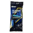خود تراش سیلور مدل Rubber Grip Blue بسته 5 عددی