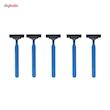 خود تراش سیلور مدل Rubber Grip Blue بسته 5 عددی