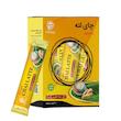 چای لاته زنجبیل بدون شکر و شیرین شده با استویا پپتینا بسته 10 عددی