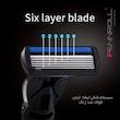 تیغ یدک پنرول مدل PRCL - Razor Refills 6 X3 بسته 3 عددی