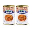 کنسرو لوبیا چیتی با قارچ شامینه - 350 گرم بسته 2 عددی