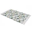 شال مبل طرح باران مستطیلی کدQ2SH1064 سایز 98x180 سانتی متر