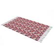 شال مبل طرح روباه سرخ کد Q2SH1039 سایز 100x180 سانتی متر